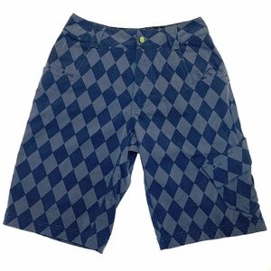 Lululemon Chief Cargo Shorts Argyle Diamond Print
